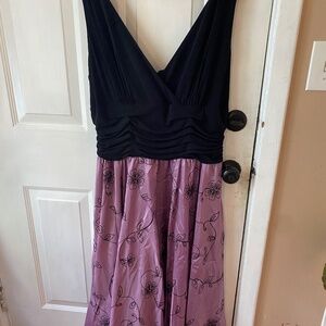 MAUVE SLEEVELESS DRESS 16W